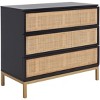 Zadie 3 Drawer Rattan Chest - CHS5004 - Safavieh - 4 of 4