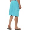 TATT 21 Men's Summer Casual Solid Color Drawstring Elastic Waist Beach Board Short - 3 of 4
