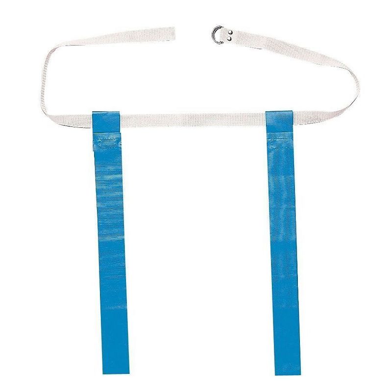 Martin Sports Flag Football Belts, Blue, Pack of 12, 2 of 4