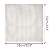 INSPIRE CHIC Women Polka Dots Cotton Linen Retro Solid Color Plain Square Neck Scarves 1Pc - 3 of 4