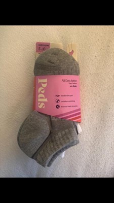 Peds Women's 6pk All Day Active No Show Athletic Socks - Assorted Colors  5-10 : Target