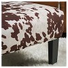Kassi Cowhide Print Upholstered Accent Chair - Christopher Knight Home - image 4 of 4