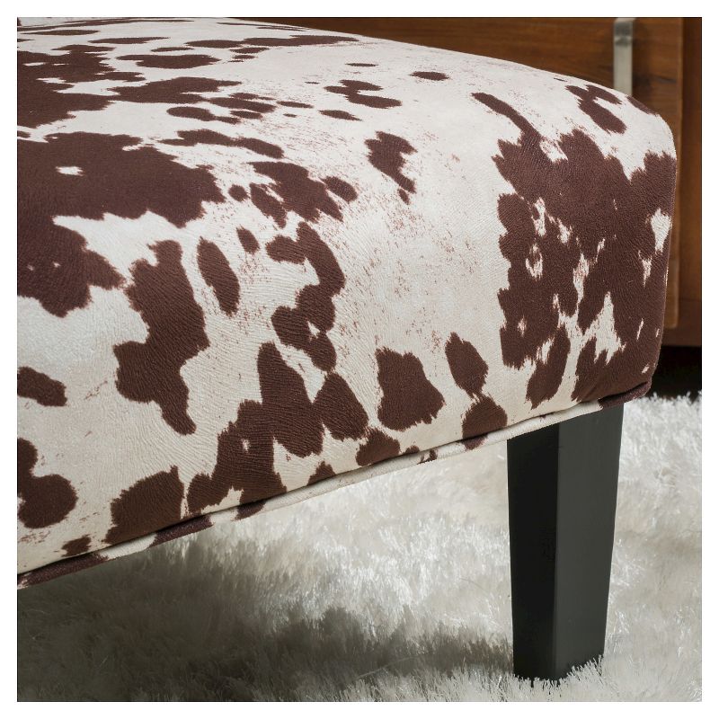 Kassi Cowhide Print Upholstered Accent Chair - Christopher Knight Home, 5 of 6