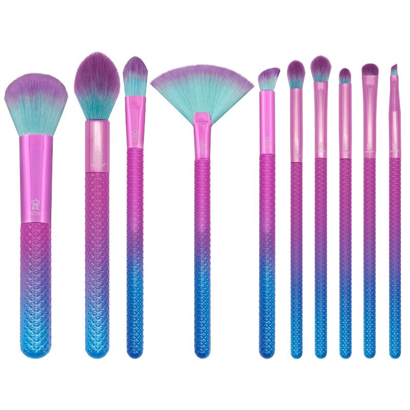 MODA Brush Prismatic Signature 10pc Makeup Brush Kit, Includes Radiance, Blender, and Crease Makeup Brushes, 1 of 11