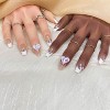 Vynxaria Clear Elegant Press-On Nails for Effortless Beauty Size M - 3 of 4