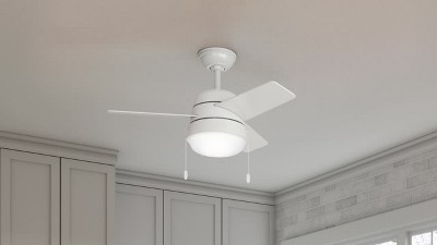 36'' Brushed Nickel Ceiling Fan with LED Light Kit