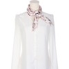 Elerevyo Women Musical Note Printed Satin Silky Square Large Neck Scarves 35.4"x35.4" 1 Pc - 2 of 4