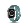 HTUTWOO Apple Watch Band 38mm 40mm 41mm, Leopard Pattern Soft Silicone Strap Compatible with iWatch Series 10 9 8 7 6 5 4 3 2 1 Ultra,Green - 2 of 4