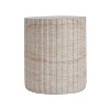 Christopher Knight Home Siani Outdoor Minimalist Cylinder Lightweight Concrete Side Table - 2 of 4