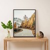 83 Oranges Snow and Golden Pine Framed Art Canvas Black - Deny Designs - 4 of 4