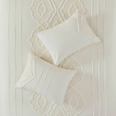 King White Cotton Reversible Comforter Set
