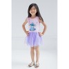 Disney Lilo & Stitch Princess Ariel Girls Tulle Dress Toddler to Big Kid - 2 of 4