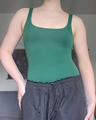 Women's 4-way Stretch Tank Bodysuit - Auden™ Green : Target