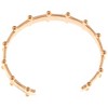 Anna-Kaci Textured Gold Cuff Bracelet with Ball Accents - 4 of 4