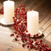 60"L Sullivans Artificial Red Jingle Bell Christmas Garland, Indoor Christmas Decor - 3 of 3