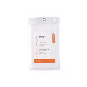 Kenney 72 in. H X 70 in. W White Shower Curtain Liner PEVA Lightweight - 1 of 1