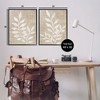 Stupell Industries Boho Botanical Leaf Silhouette 2pc Framed Giclee Art Set - 3 of 4