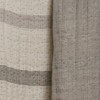 Farm to Home Horizon Organic Throw Blanket – Pearl Canyon, 60"x80", 100% Organic Cotton Reversible Chambray Stripe Design - 3 of 4
