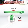 Unique Bargains 2BA Thread Aluminum Dart Shafts with Rubber Rings for Steel Tip 8 Pcs - 2 of 4