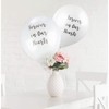 Juvale 30-Pack 12" Memorial Funerals Balloons Party Decorations, Forever in Our Hearts for Memorials - 2 of 4