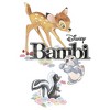 Men's Bambi Movie Logo With Flower and Thumper Sweatshirt - 2 of 4