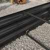 Raised Garden Bed Outdoor, Oval Large Metal Raised Planter Bed for for Plants, Vegetables, and Flowers - Black - 3 of 4