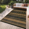 Outdoor Rug Modern Carpet Waterproof Plastic Straw Rug UV-Resistant Reversible Mat for Camping RV Porch Deck Balcony Beach - 2 of 4