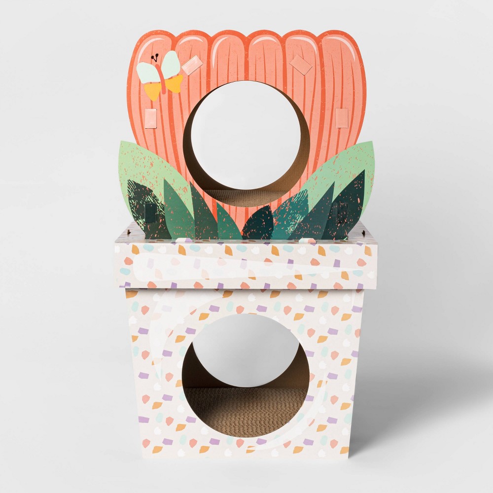 Tulip Deluxe Cat Scratcher House - Boots & Barkley