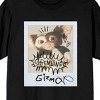 Gremlins Gizmo Photo With Sketch Art Juniors Black T-shirt - 2 of 3