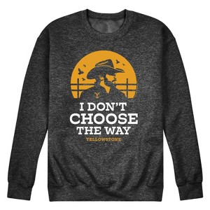 Men's - Yellowstone - Rip Sharks Minnows Graphic Fleece Sweatshirt - 1 of 4