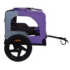 KTMBDW Pet Trailer, Holds Pets Up to 50 or 100 lb, Universal Coupler, Folding Frame, Quick-Release Wheels, Rear Doggy Door, Bike Trailer for Pets - 3 of 4