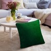 PAVILIA Set of 2 Throw Pillow Covers, Decorative Velvet Square Cushion Cases for Bed Sofa Couch Bedroom Living Room - 2 of 4