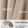 Waffle Weave Rod Pocket Short Kitchen Curtain - 2 of 4