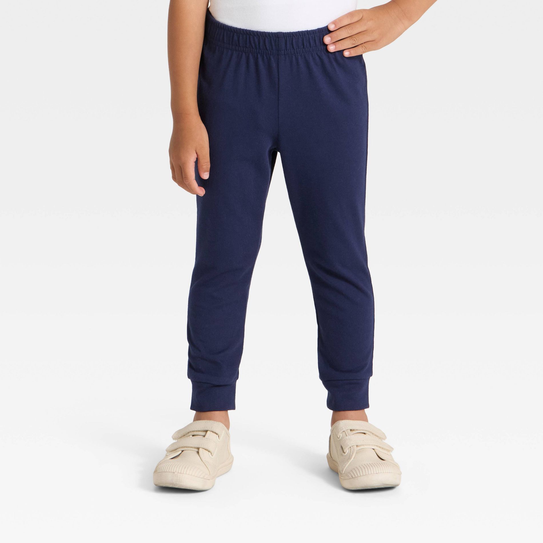 Toddler Boys' Jersey Jogger Pants - Cat & Jack™ Navy Blue 3T