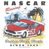 Juniors NASCAR Racing Car 63 Summer Beach T Shirt - 2 of 4