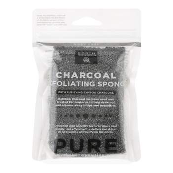 Earth Therapeutics Charcoal Exfoliating Sponge - 1 ct