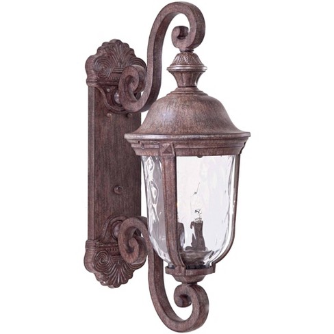 Minka Lavery Rustic Outdoor Wall Light Fixture Vintage Rust 24 1/2 ...