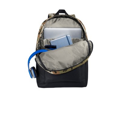Port Authority Classic Retro Backpack with Faux Leather Trim
