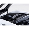 2019 Chevrolet Corvette C7 ZR1 Arctic White with Carbon Top 1/18 Model Car by Autoart - 3 of 4