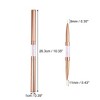 Unique Bargains Nail Art Liner Brushes Nails Gel Polish Painting Nail Art Design Brush Pen Set Nail Dotting Drawing Pen Rose Gold Tone - 4 of 4