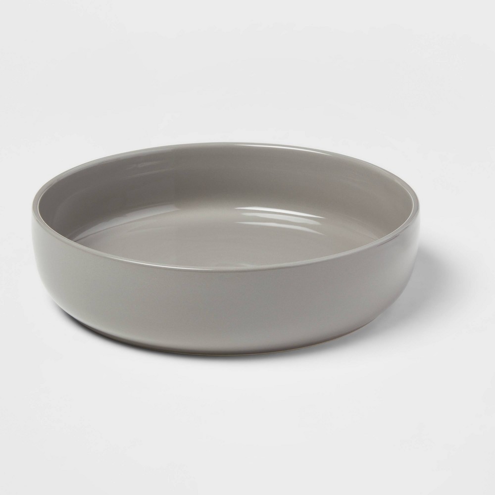 Photos - Other kitchen utensils 76oz Stoneware Avesta Serving Bowl Gray - Threshold™