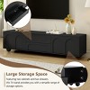 70" Modern TV Stand with Arched Doors & Drawers,Minimalist Media Console for 75" TV,Living Room or Bedroom-Baofuwish - 2 of 4