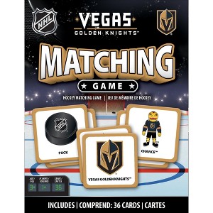 MasterPieces Officially Licensed NHL Las Vegas Golden Knights Matching Game for Kids and Families - 1 of 4