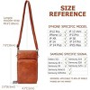 Small Crossbody Cell Phone Bag for Women, Mini Over Shoulder Handbag Purse with Credit Card Slots - 2 of 4
