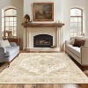 Abynow Medallion Floral Farmhouse Indoor Area Rug - 2 of 4