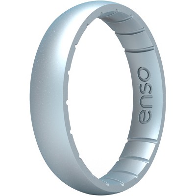 Enso Rings Thin Elements Series Silicone Ring - 4 - Diamond : Target