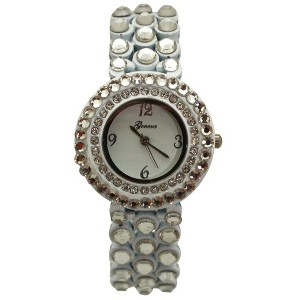 Olivia Pratt Shiny Rhinestones Metallic Women Watch - 1 of 4
