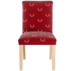 Dining Chair Antler Maroon - Skyline Furniture, Antler Red