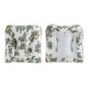 Ellis Curtain Madison Floral Design Printed Natural Ground Non-Skid Backing Chair Pad Blue - 2 of 4