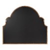 Kate and Laurel Hogan Wood Arch Mirror, 36x30, Rustic Brown - 4 of 4